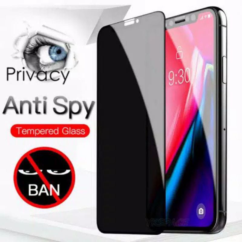 Tempered Glass Anti Spy  Realme C35 Realme C20A Realme C21 Realme C21y Realme C25s C25y C20 Realme C31 Realme C10 Realme C30 Realme C33 Anti Gores Anti Spy Full Layar