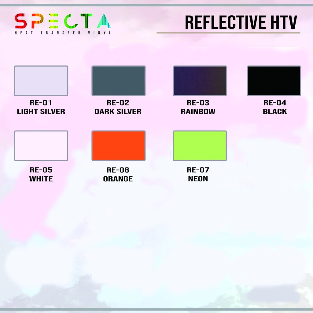 POLYFLEX REFLECTIVE KOREA SPECTAFLEX RE-03 HTV RAINBOW