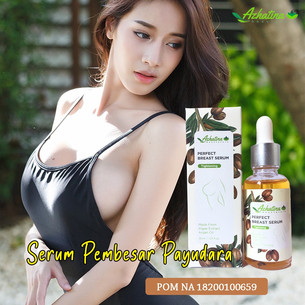 AZHATINA PEMBESAR PAYUDARA & PENGENCANG PAYUDARA WANITA AMPUH PERMANEN || Serum dan Cream pembesar p