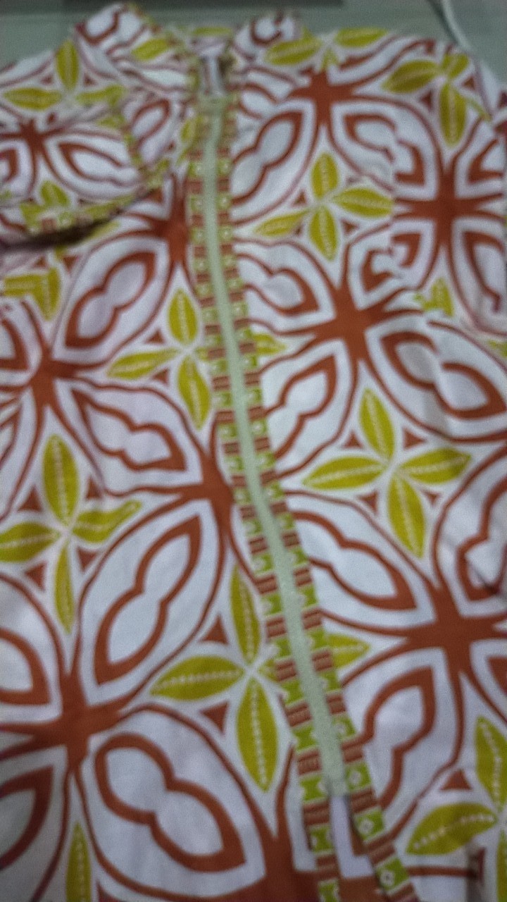 Batik Tunik Shibori Jumputan Terbaru Size S-3l / Hrb026 Yelbor Navbor / Biru Putih / Original