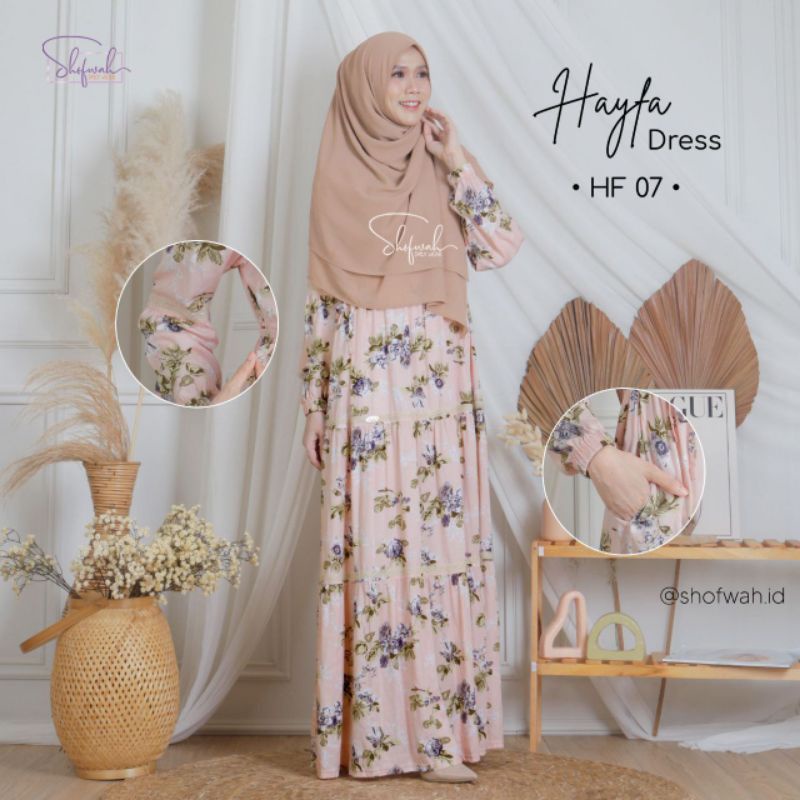 SHOFWAH gamis daily haifa dress