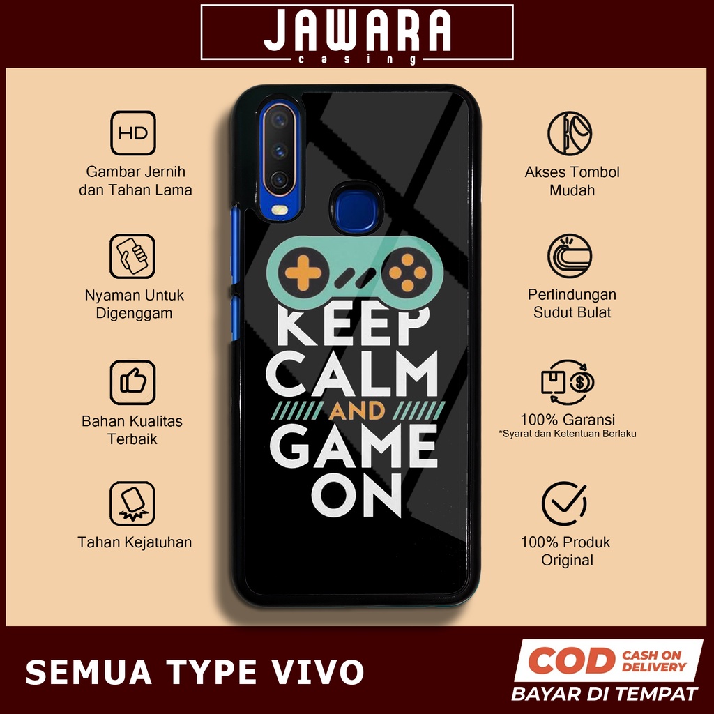 Case Vivo Y12 Y15 Y17 Y12i Y11 Case Hp Vivo Y12 Y15 Y17 Y12i Y11 Premium Glossy Case [GAME] Jawara C