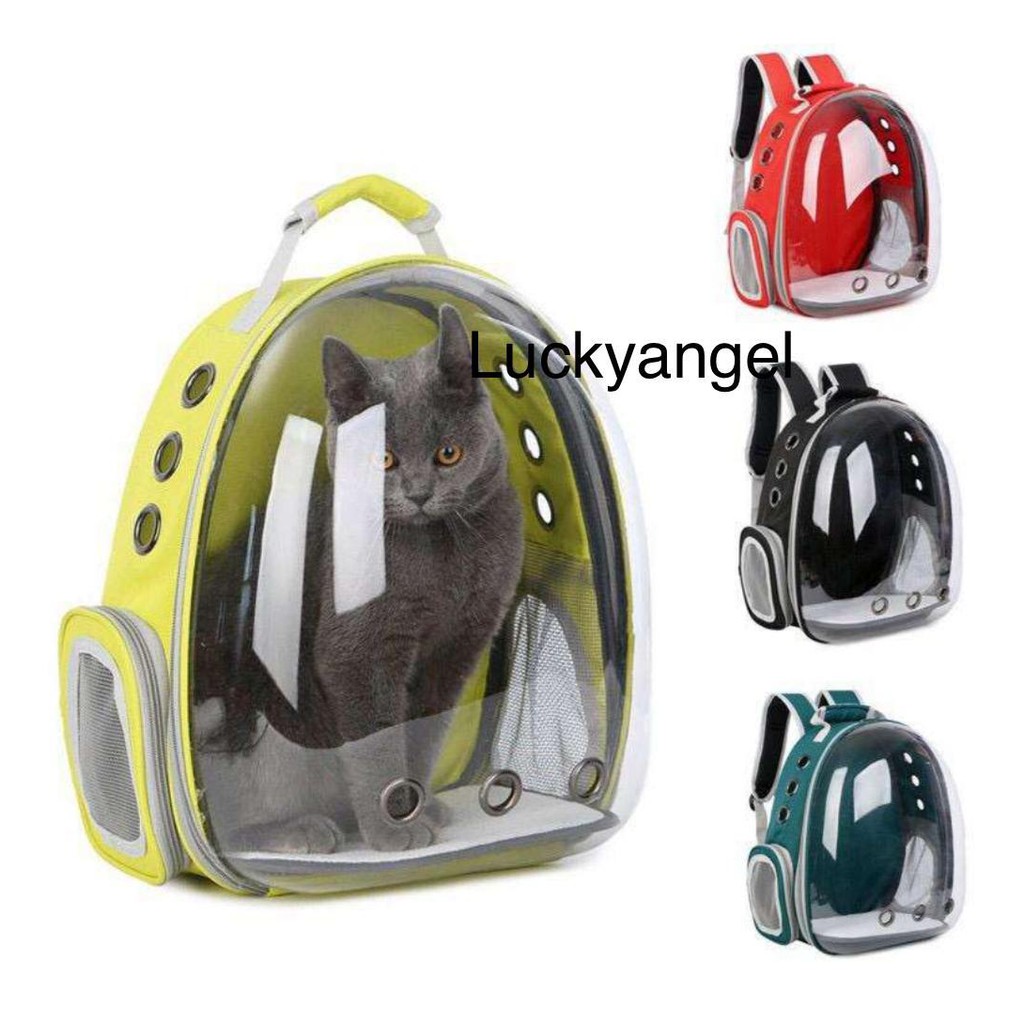Jual Pet Carrier Tas Ransel Anjing Kucing Transparent Astraunat Capsule