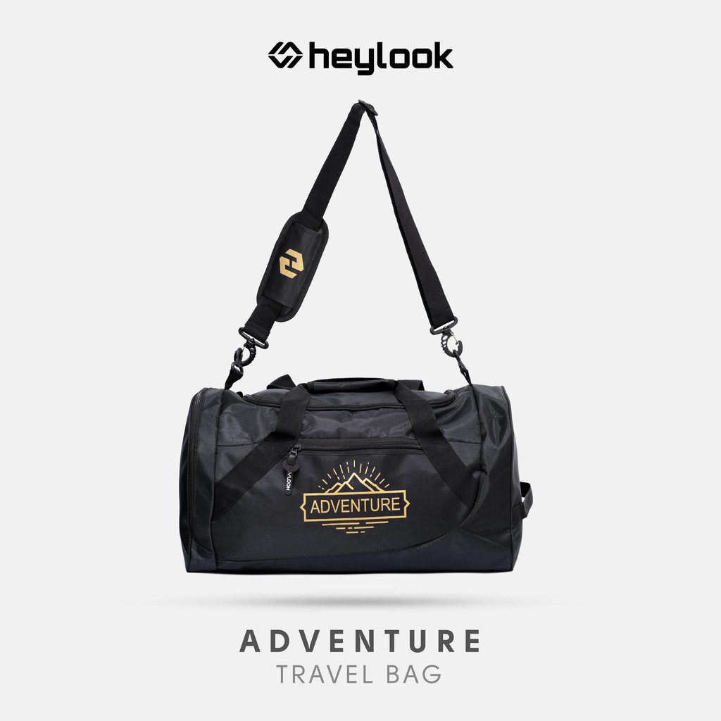 HEYLOOK Project - Travelbag Pria Travel Bag ADVENTURE Tas Gym Tas Fitness Tas Futsal Tas Pulang Kampung