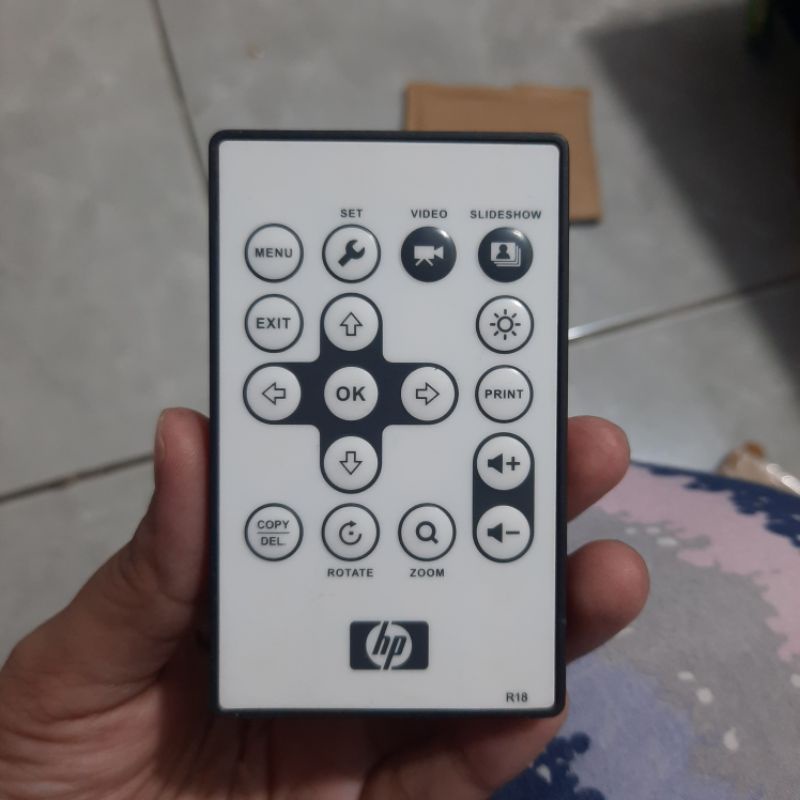 REMOTE REMOT PROYEKTOR PROJECTOR HP R18 ORIGINAL ASLI