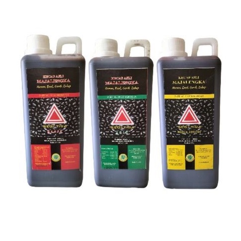 

Kecap Segitiga Asli Majalengka Kemasan 1 Liter