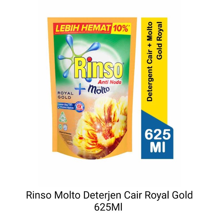 RINSO Molto Royal Gold Deterjen Cair 625ml