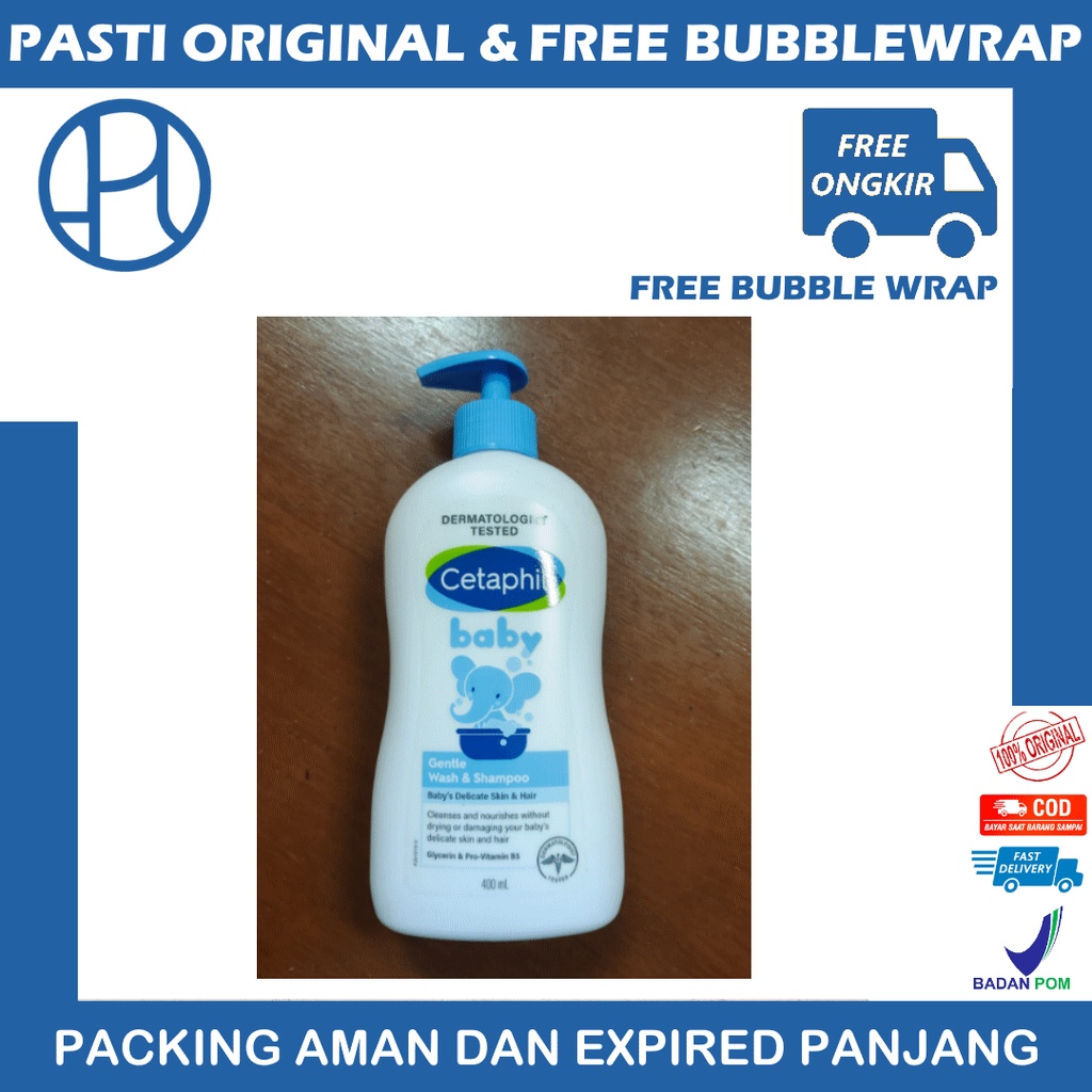 Cetaphil Baby Gentle Wash &amp; Shampoo Sabun Bayi - 400ml