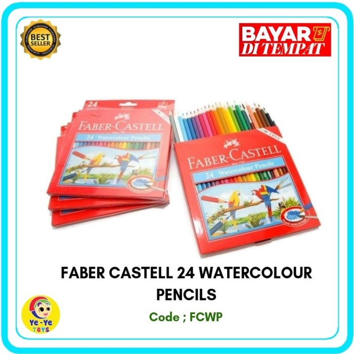 

Bagus Pensil Warna / Pensil Warna Faber Castell Isi 24 Pcs Murah