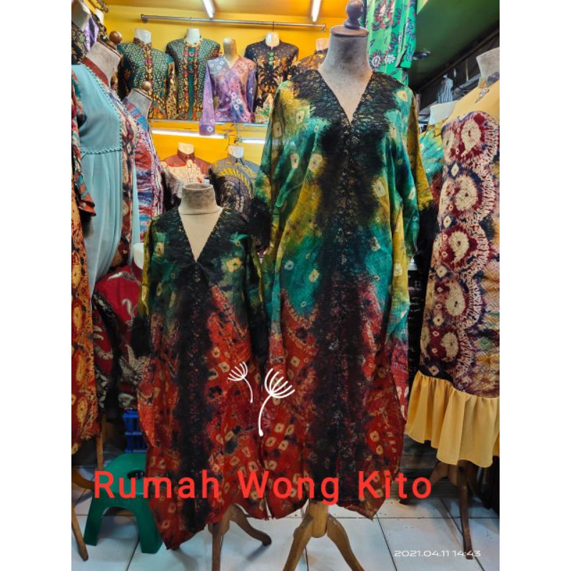 COUPLE KAFTAN MOTIF JUMPUTAN PALEMBANG