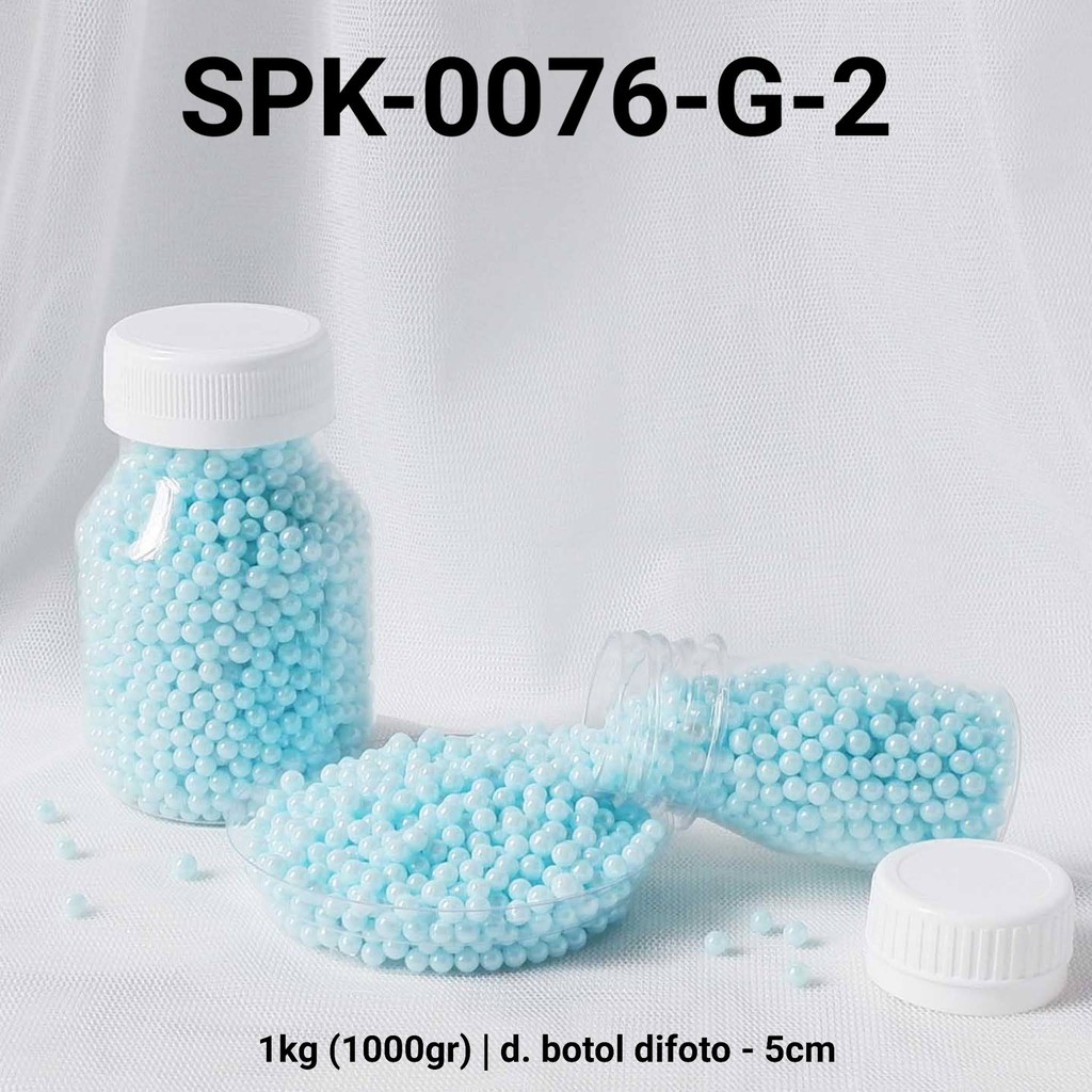 

SPK-0076-G-2 Sprinkles sprinkle sprinkel 1kg 1 kg mutiara biru pastel yamama baking grosir murah sprinkles cake dekorasi mutiara trimit decoration story sprinklestory sprinklesstory sprinkle story yamama baking