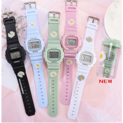 TANGAN RUBBER DIGITAL SEGI DW-5600KARET SPORT PRIA WANITA COUPLE  MURAH