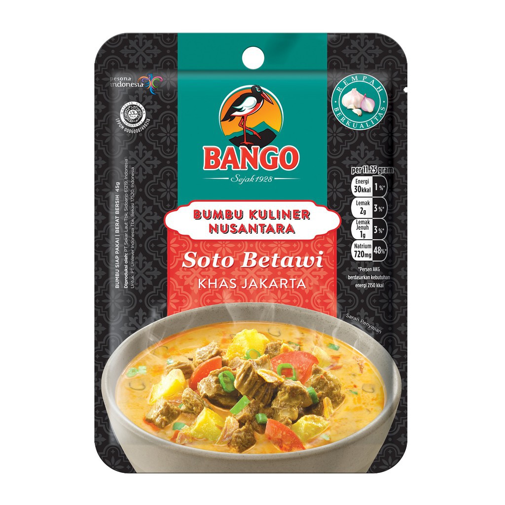  Bumbu  Soto Betawi Cap Bango Shopee Indonesia