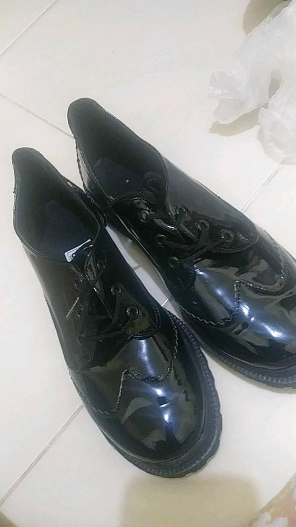 Sepatu Wanita Basic Docmart Tali / Sepatu Kasual Fkh 006