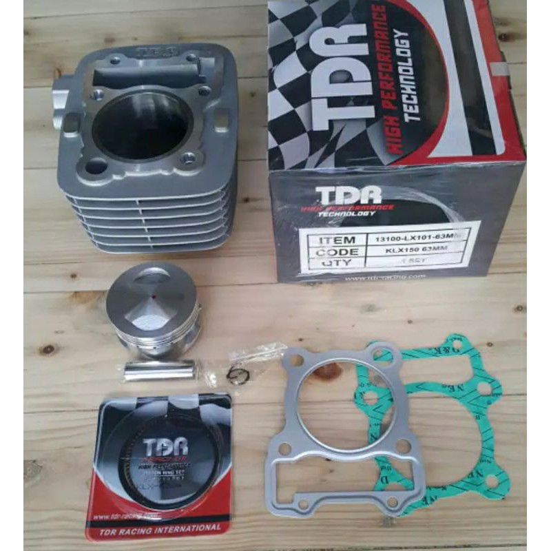 CYLINDER BLOK KLX 150 62 MM BLOK KLX 150 BORE UP 62 MM TDR ORIGINAL