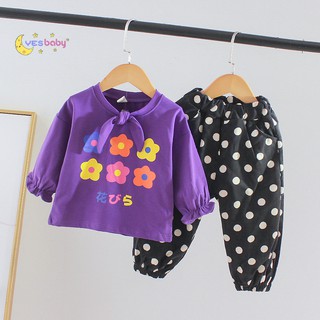 Setelan Kaos T Shirt Korea Anak Perempuan Lengan Panjang Setelan Kaos T Shirt Korea Anak Perempuan Lengan Panjang