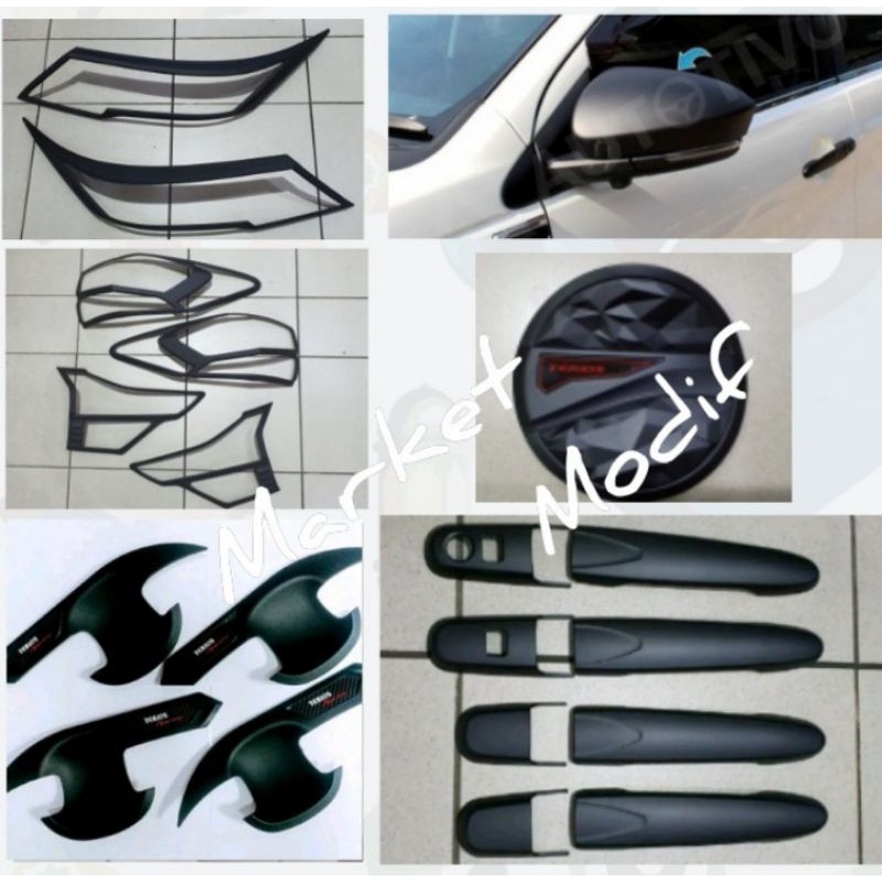 Paket Garnish Lampu-Handle-Outer-Tank Cover-Cover Spion Terios 2018-2021