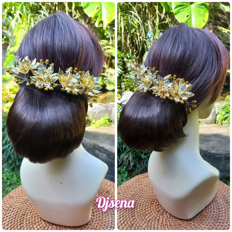 sanggul sirkam polos/sanggul bali/sanggul modern/hairdo