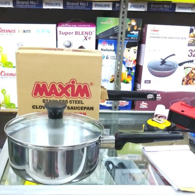 best produk] Maxim Clovis Sauce Pan 18 cm Panci Susu Stainles Tebal