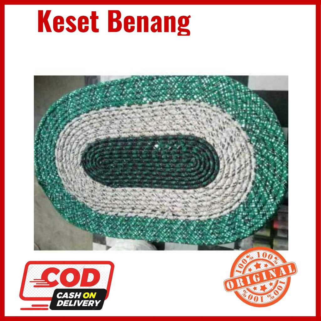 Keset Kaki Benang Opal Tebal Bagus Berkualitas Murah Dapur Kamar Mandi Anti SLip