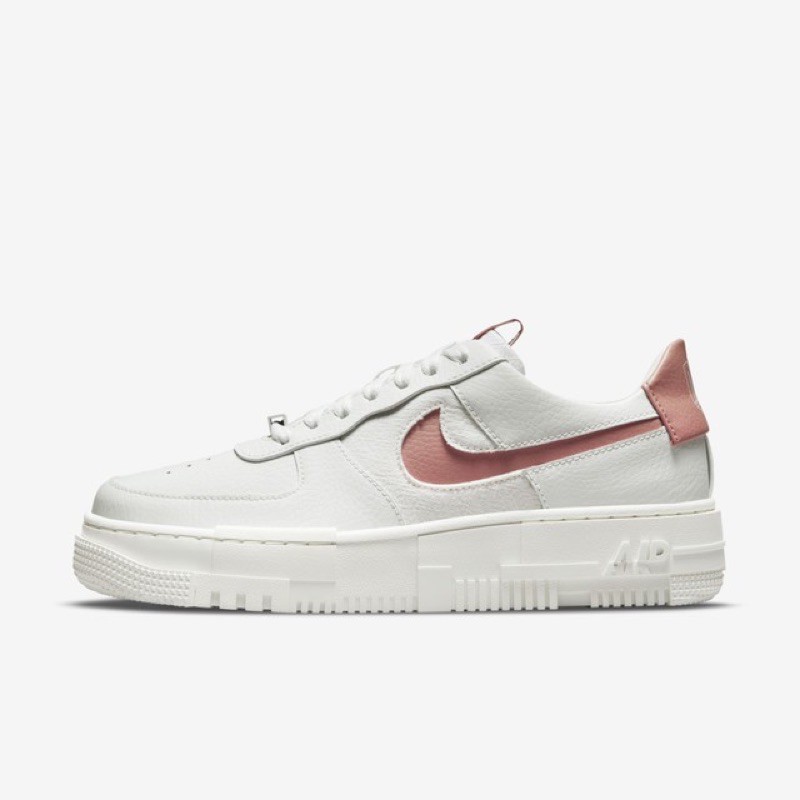 NIKE AIR FORCE 1 PIXEL SUMMIT WHITE RUST PINK ORIGINAL