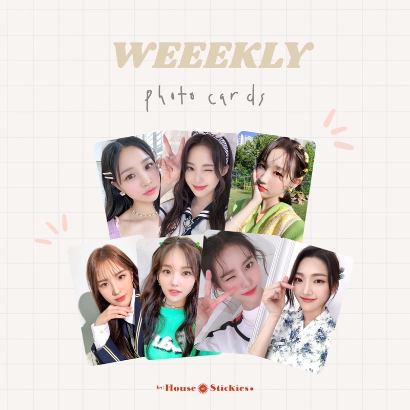 WEEEKLY Unofficial Photocard (Gf Selca Edition)