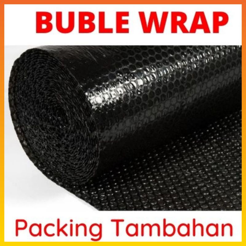 

Tambahan packing buble wrap biar tambah aman