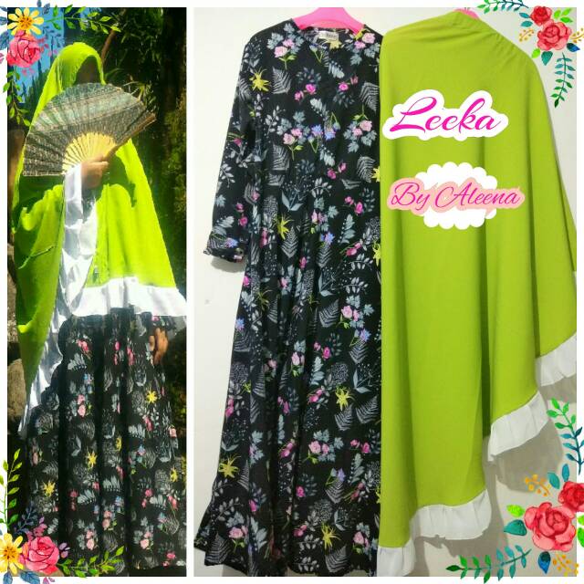 Gamis wolfis premium leeka by Aleena