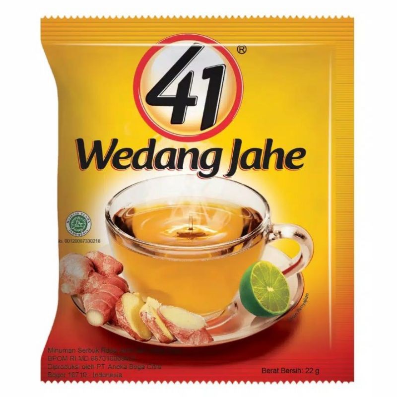 

Wedang Jahe 41 Rasa Jeruk Nipis Jahe Merah Sachet