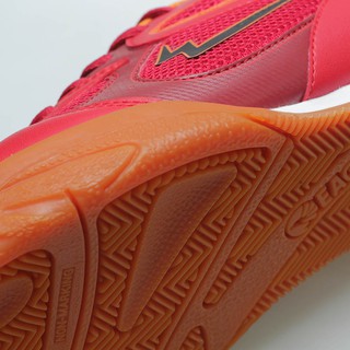  Sepatu Eagle Hyper Shock  Red Orange Badminton Shoes 