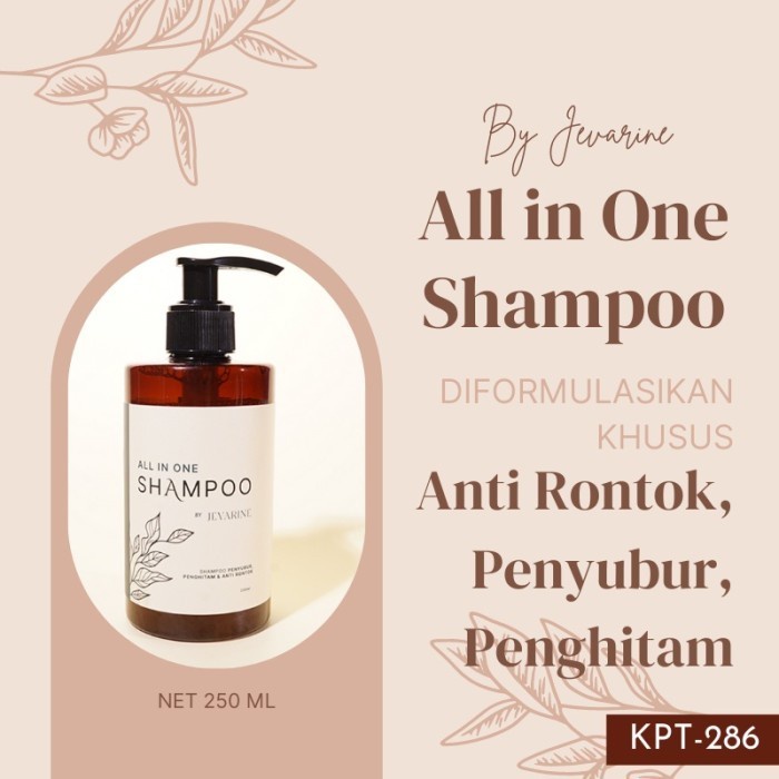 JEVARINE SHAMPO ALL IN ONE SHAMPOO JEVARINE JEVARINE SHAMPOO ORIGINAL SHAMPOO RONTOK PENUMBUH RAMBUT