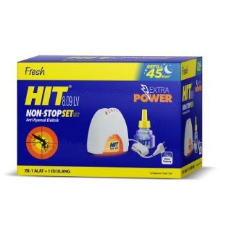 ^ KYRA ^ HIT Non Stop Set Alat + Refill Anti Nyamuk Elektrik Extra Power Express