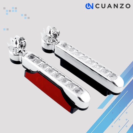 Car Light Warning No Wiring Wind Power Grille Fog LED Lamp / Foglamp Mobil Variasi Avanza Calya Kija