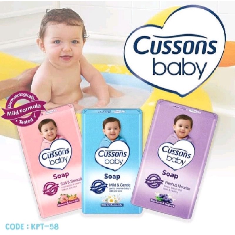 CUSSONS BABY SOAP SABUN BATANG PADAT BAYI