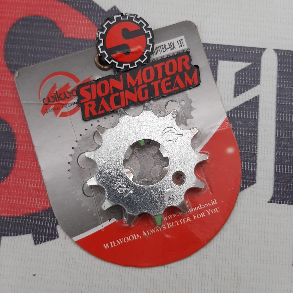 Gir Gear Depan / Front Sproket Yamaha Jupiter MX / Sniper MX 428-13T Wilwood-1