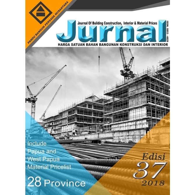 

JURNAL Harga Satuan Bahan Bangunan 37 - 2018