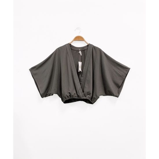 New Model Atasan Kimono Crop bahan kaos baby Tery