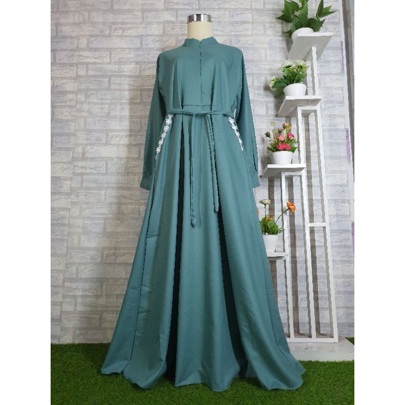 Gamis Toyobo Renda Saku Melati