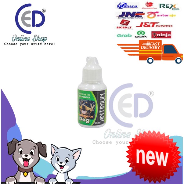 antimun dog 30ml obat anti muntah untuk anjing