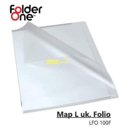 

[ATK] - MAP L (Clear Sleeve) Folder One Ukuran Folio F4 Mixed Color