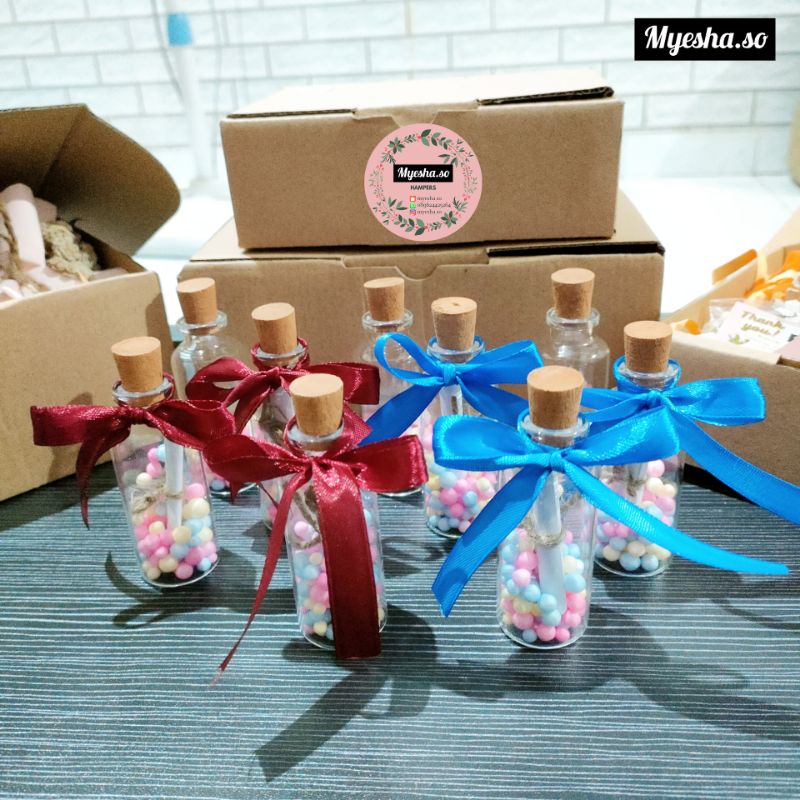 

HAMPERS SURAT DI DALAM BOTOL / MASSAGE IN THE BOTTLE / BOTOL SURAT PASTEL / UCAPAN BOTOL SURAT AESTHETIC HADIAH KADO ULANG TAHUN UNTUK PACAR CEWEK COWOK ANNIVERSARY WISUDA