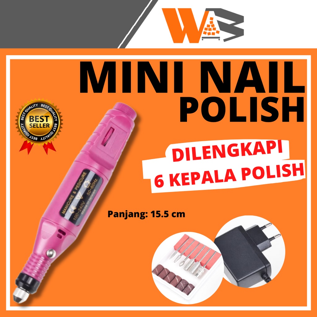 COD Kikir Kuku Untuk Manicure Pedicure / Nail Art Kikir Kuku Electric Nail Manicure Pedicure Perawatan Kuku