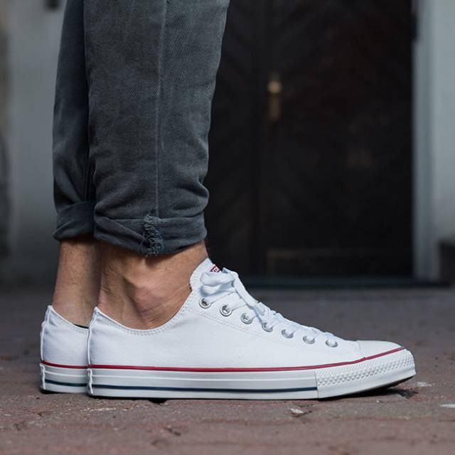 Sepatu Converse Allstar 70s Putih List Biru Merah Sneakers Pria Wanita Sekolah Casual Convers Keren