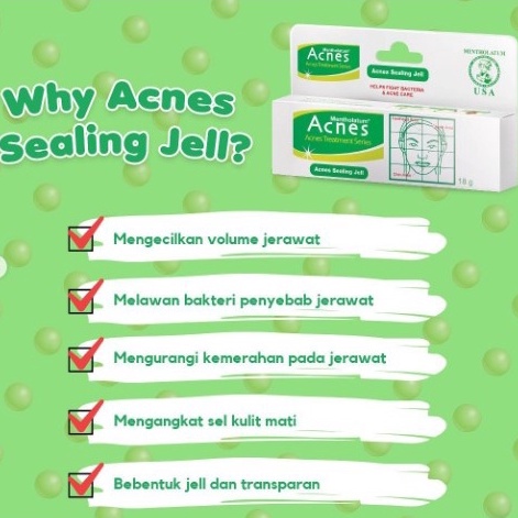 BPOM ACNES SEALING JELL 18GR &amp; 9GR / ACNES SEALING JEL / ACNES SEALING GEL / SYE