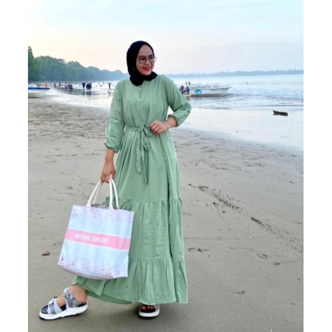 gamis shakila polos dewasa