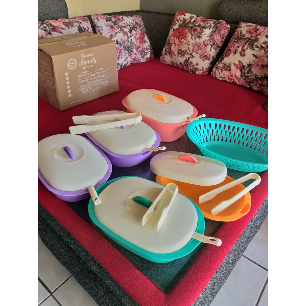 Wadah Saji / Food Storage Vienna Family Set of 13 (Tempat Makanan) | GARANSI 1 Tahun!