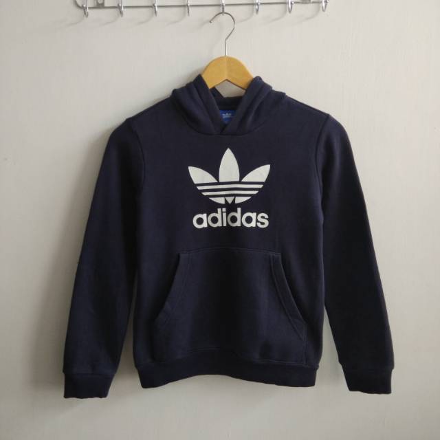 Sweater Hoodie Anak Adidas Trefoil Original