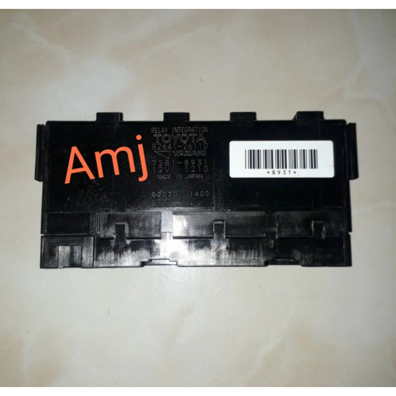 Relay integration box sekring utk mobil toyota no part 82641-26110.original.