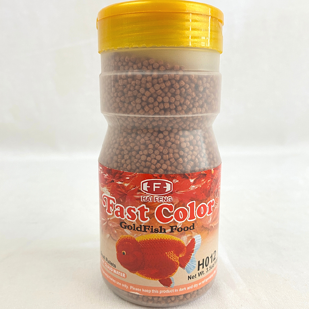 

HAIFENG Makanan Ikan Koki GOLDFISH Fast Color S 100g
