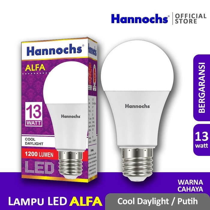 Hannochs - Lampu LED Alfa - 13 watt - cahaya Putih